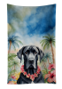 Great Dane 1 Luau Kitchen Towel