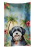Havanese Luau Kitchen Towel
