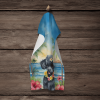 Poodle - Black 2 - Luau Kitchen Towel