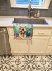 Soft Coated Wheaten Terrier Luau Kitchen Towel