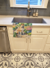Akita Spring Path Garden Kitchen Towel
