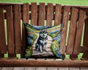 Alaskan Klee Kai 6545 Spring Path Throw Pillow