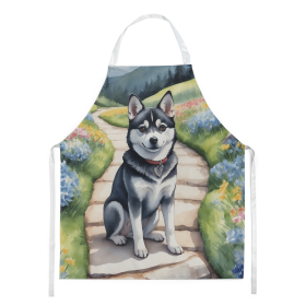 Alaskan Klee Kai Spring Path Garden Apron