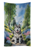 Alaskan Malamute Spring Path Kitchen Towel