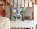American Bulldog 6548 Spring Path Throw Pillow