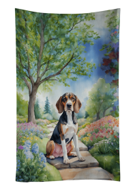American English Coonhound Spring Path Kitchen Towel