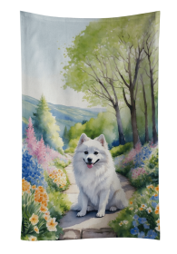 American Eskimo Spring Path Kitchen Towel