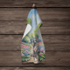 American Hairless Terrier Spring Path Garden Kitchen Towel