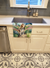 Basset Hound Spring Path Garden Kitchen Towel