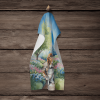 Basset Hound Spring Path Garden Kitchen Towel