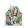 Basset Hound Spring Path Garden Apron