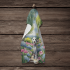 Bedlington Terrier Spring Path Garden Kitchen Towel