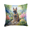 Belgian Malinois 6563 Spring Path Throw Pillow