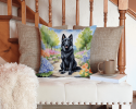 Belgian Sheepdog 6564 Spring Path Throw Pillow