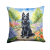 Belgian Sheepdog 6564 Spring Path Throw Pillow