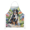 Bernese Mountain Dog Spring Path Garden Apron