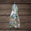 Bichon Frise Spring Path Garden Towel