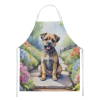 Border Terrier Spring Path Garden Apron
