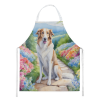 Borzoi Spring Path Garden Apron
