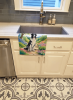 Borzoi 2 Spring Path Garden Kitchen Towel
