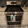 Borzoi 2 Spring Path Garden Kitchen Towel