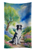 Borzoi 2 Spring Path Garden Kitchen Towel