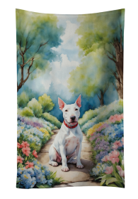 Bull Terrier 1 Spring Path Kitchen Towel