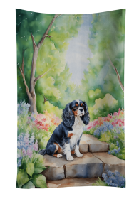 Cavalier King Charles Spaniel 2 Spring Path Kitchen Towel