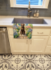 Chesapeake Bay Retriever Spring Path Garden Kitchen Towel