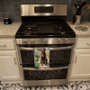 Chesapeake Bay Retriever Spring Path Garden Kitchen Towel