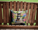 Chihuahua 6597 Spring Path Throw Pillow