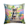 Chihuahua 6597 Spring Path Throw Pillow