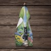 Chow Chow 2 Spring Path Garden Kitchen Towel