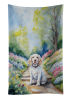 Clumber Spaniel Spring Path Kitchen Towel