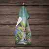 Corgi 1 Spring Path Garden Kitchen Towel