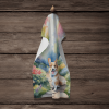 Corgi 2 Spring Path Garden Kitchen Towel