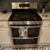 Corgi 3 Spring Path Garden Kitchen Towel