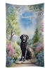Curly-Coated Retriever Spring Path Garden Kitchen Towel