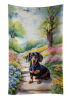 Dachshund 2 Spring Path Kitchen Towel
