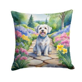 Dandie Dinmont 6616 Spring Path Throw Pillow