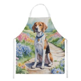English Foxhound Spring Path Garden Apron