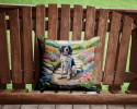 English Setter 6624 Spring Path Throw Pillow