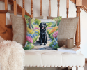 Flat Coated Retriever 6626 Spring Path Throw Pillow