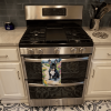French Bulldog 1 Spring Path Garden Kitchen Towel