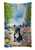 French Bulldog 1 Spring Path Garden Kitchen Towel