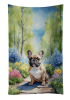 French Bulldog 3 Spring Path Garden Kitchen Towel
