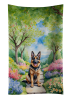 German Shepherd 1 Spring Path Garden Kitchen Towel