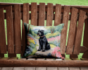 Giant Schnauzer 6635 Spring Path Throw Pillow