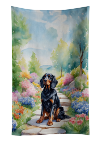 Gordon Setter 2 Spring Path Kitchen Towel