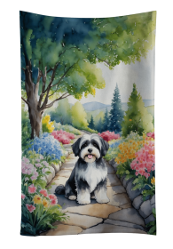 Havanese Spring Path Kitchen Towel
